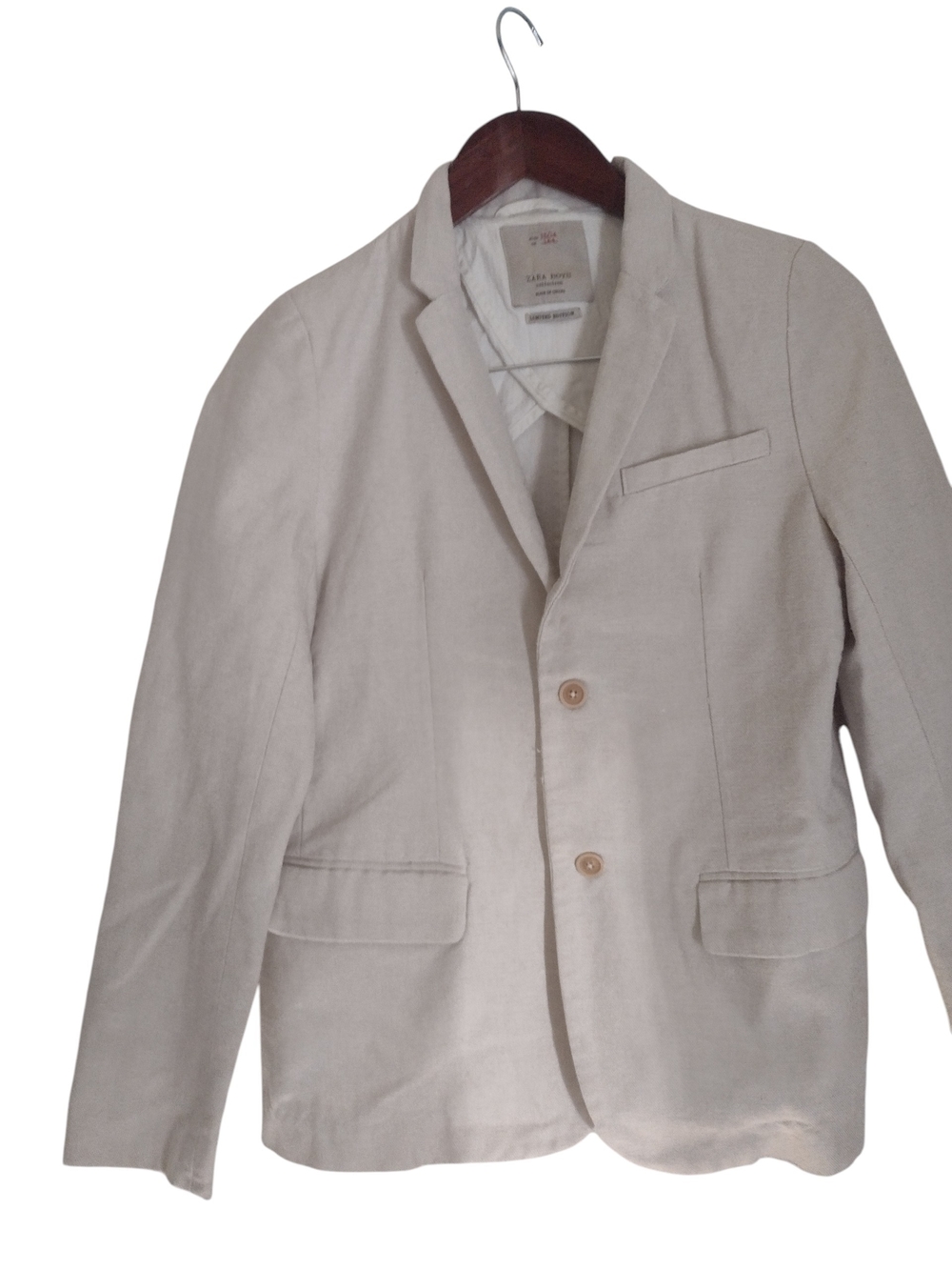 Zara Cream Boys Blazer size 13/14